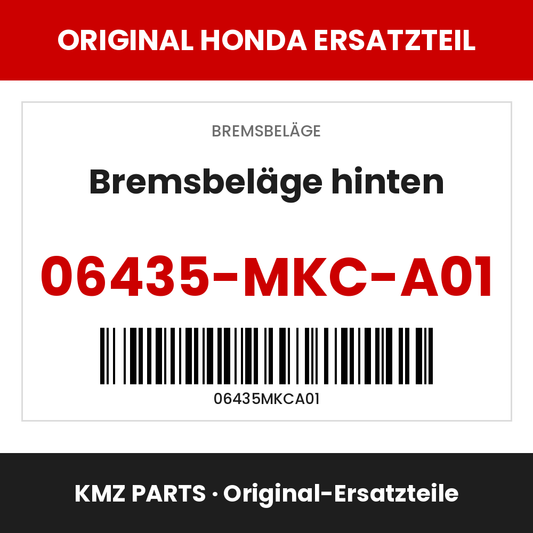 Honda Original Bremsbeläge hinten 06435-MKC-A01