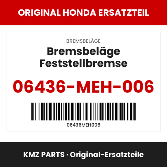Honda Original Bremsbeläge Feststellbremse 06436-MEH-006