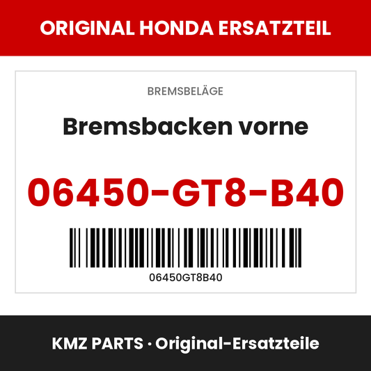 Honda Original Bremsbacken vorne 06450-GT8-B40