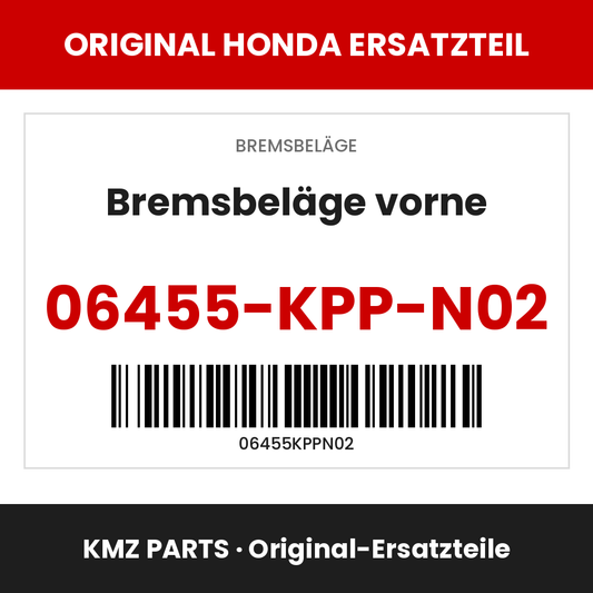 Honda Original Bremsbeläge vorne 06455-KPP-N02