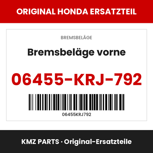 Honda Original Bremsbeläge vorne 06455-KRJ-792