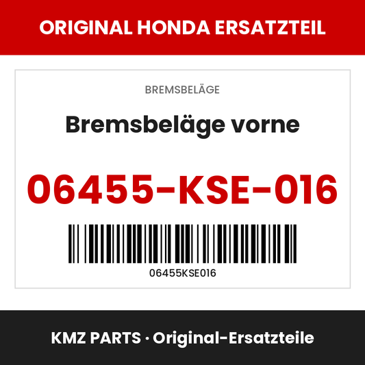 Honda Original Bremsbeläge vorne 06455-KSE-016