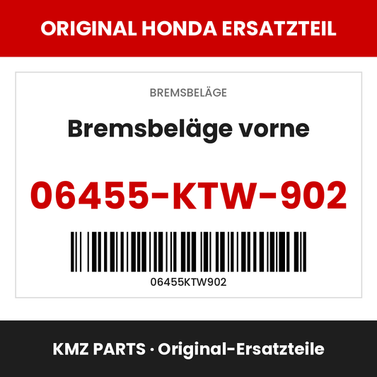 Honda Original Bremsbeläge vorne 06455-KTW-902