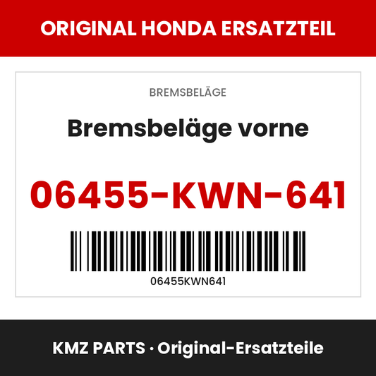 Honda Original Bremsbeläge vorne 06455-KWN-641
