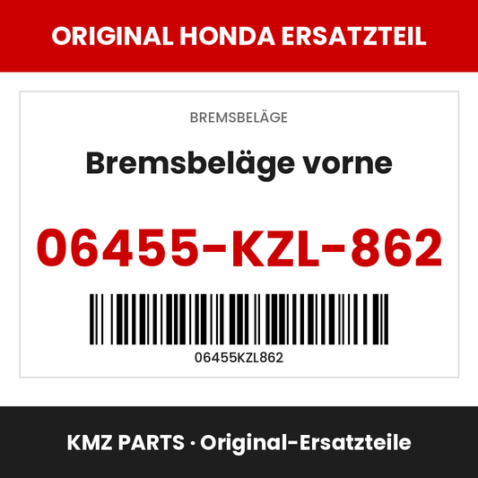 Honda Original Bremsbeläge vorne 06455-KZL-862