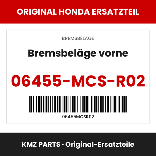 Honda Original Bremsbeläge vorne 06455-MCS-R02
