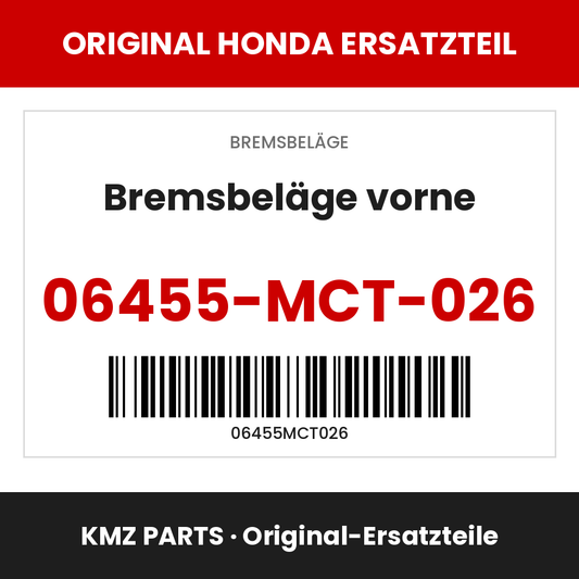 Honda Original Bremsbeläge vorne 06455-MCT-026