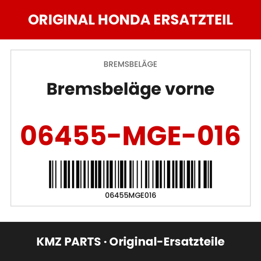 Honda Original Bremsbeläge vorne 06455-MGE-016