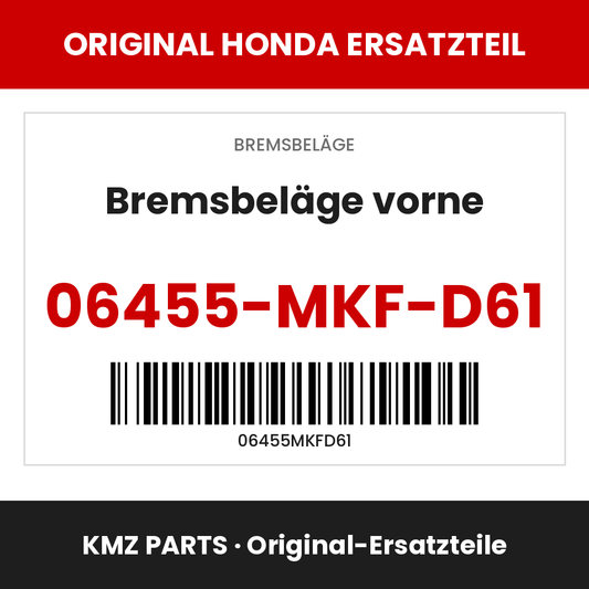 Honda Original Bremsbeläge vorne 06455-MKF-D61