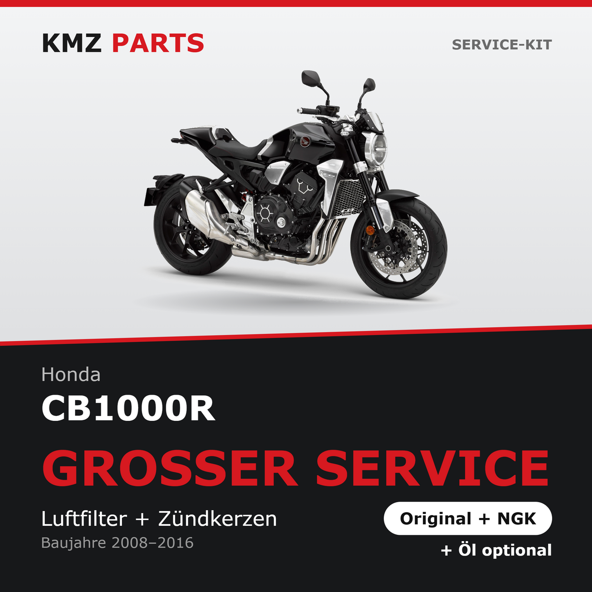Honda CB1000R Service-Kit – Großer Service
