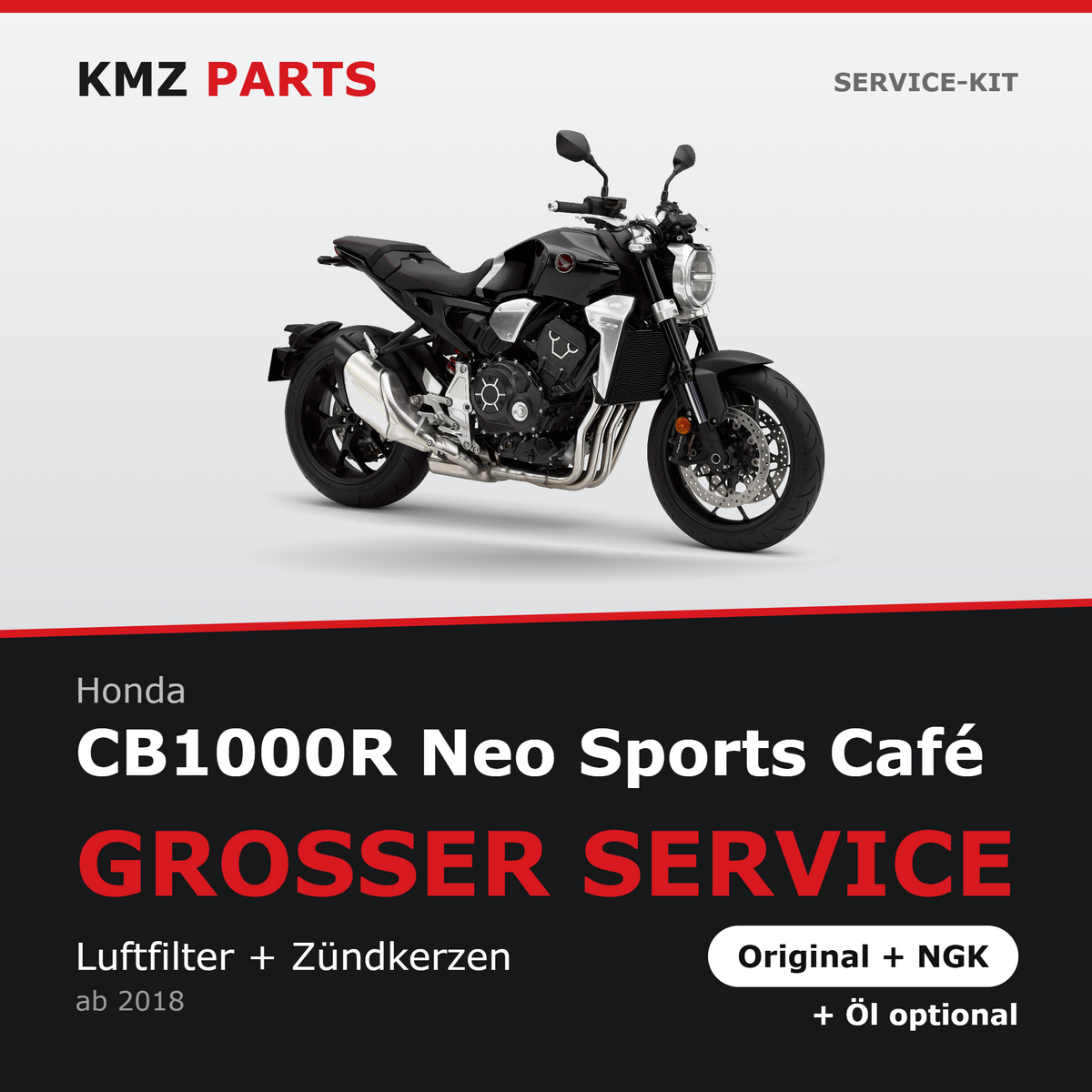 Honda CB1000R Neo Sports Café Service-Kit – Großer Service