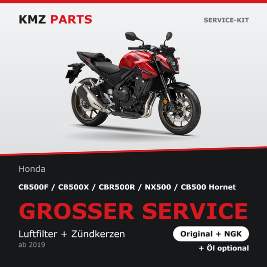 Honda CB500F / CB500X / CBR500R / NX500 / CB500 Hornet Service-Kit – Großer Service