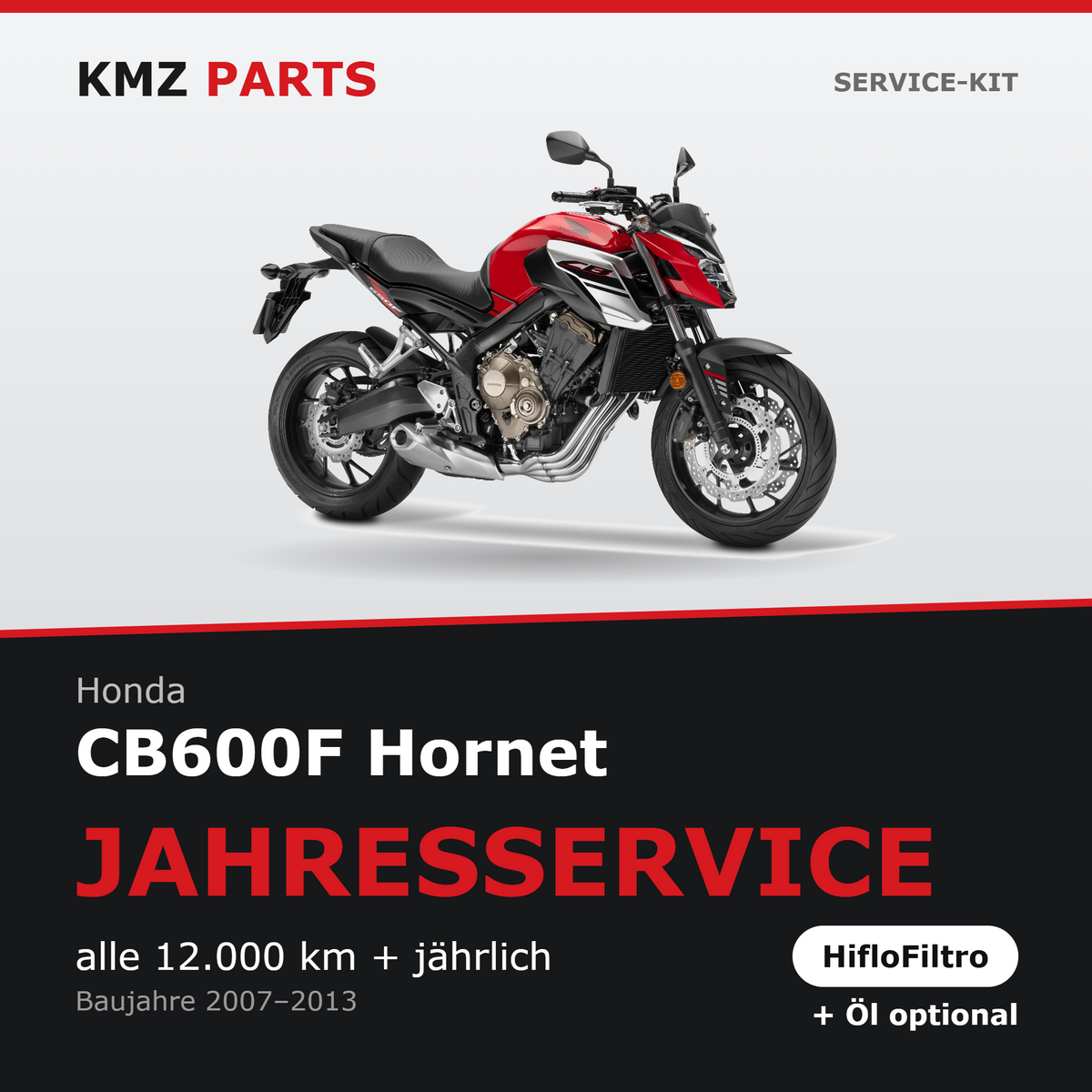 Honda CB600F Hornet Service-Kit – Jahresservice