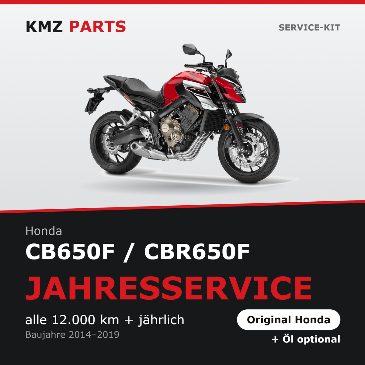 Honda CB650F / CBR650F Service-Kit – Jahresservice