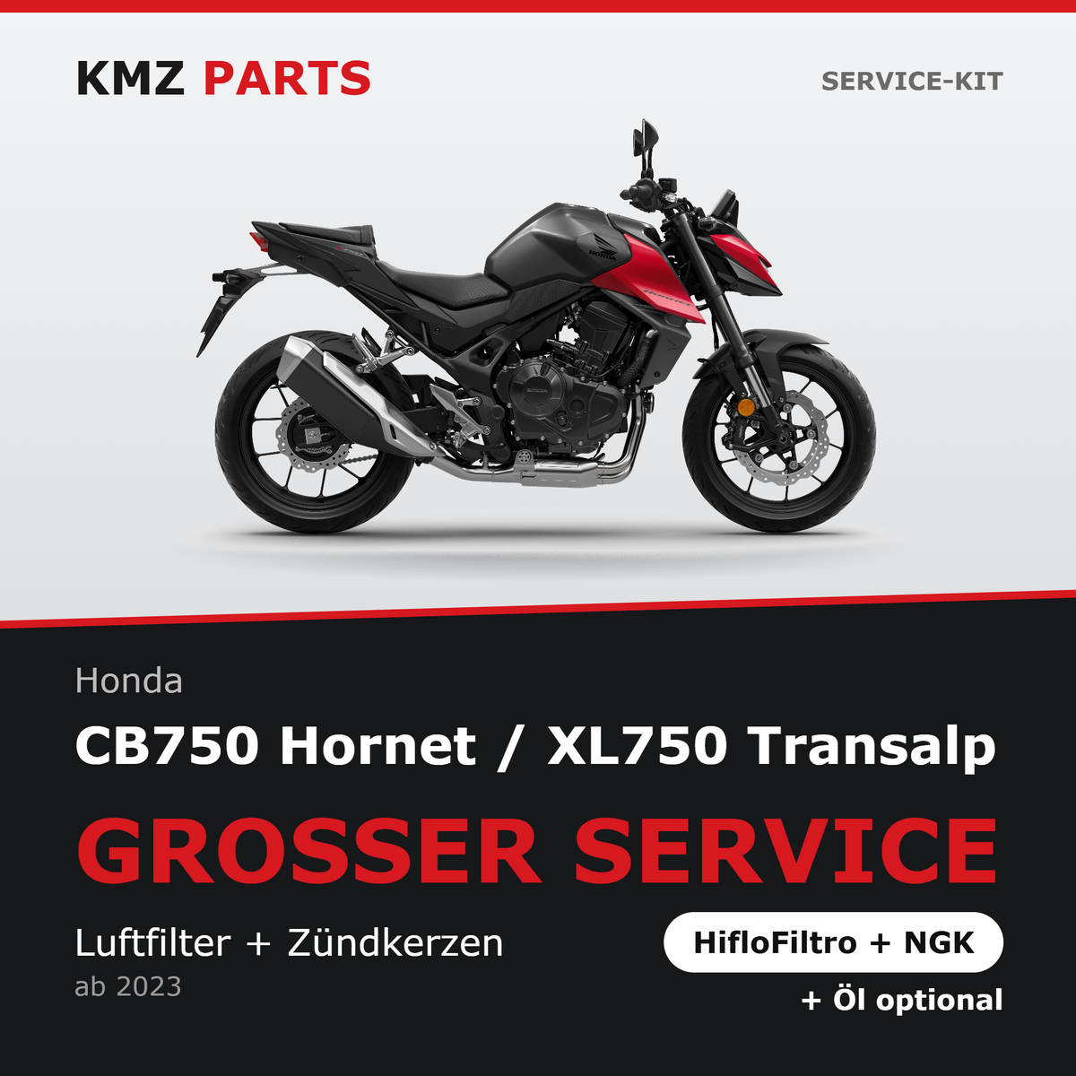 Honda CB750 Hornet / XL750 Transalp Service-Kit – Großer Service