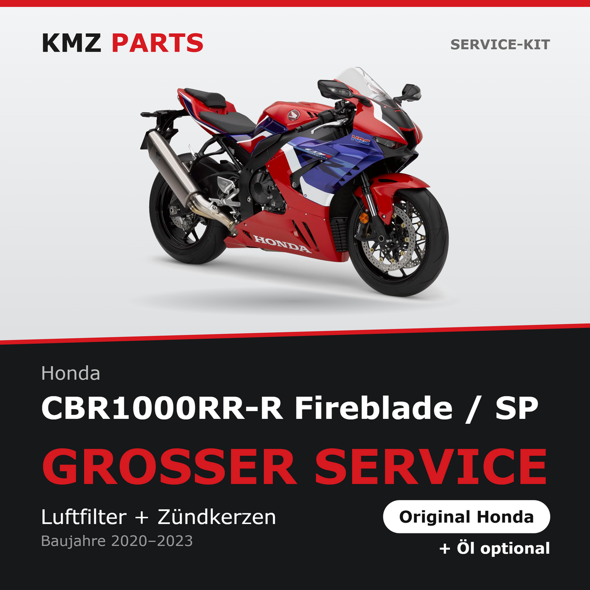 Honda CBR1000RR-R Fireblade / SP Service-Kit – Großer Service