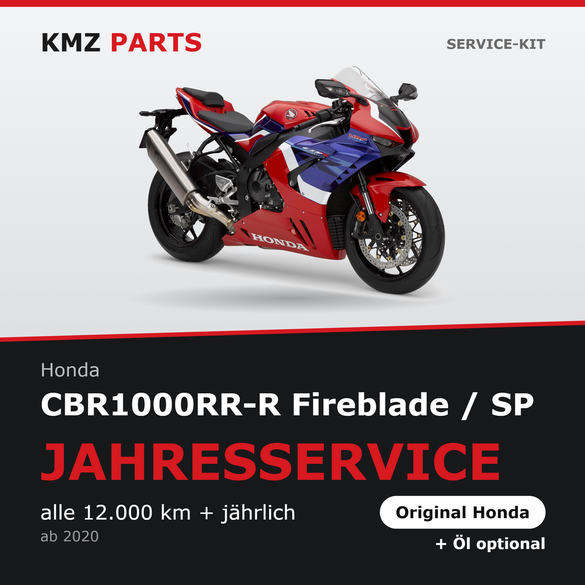 Honda CBR1000RR-R Fireblade / SP Service-Kit – Jahresservice