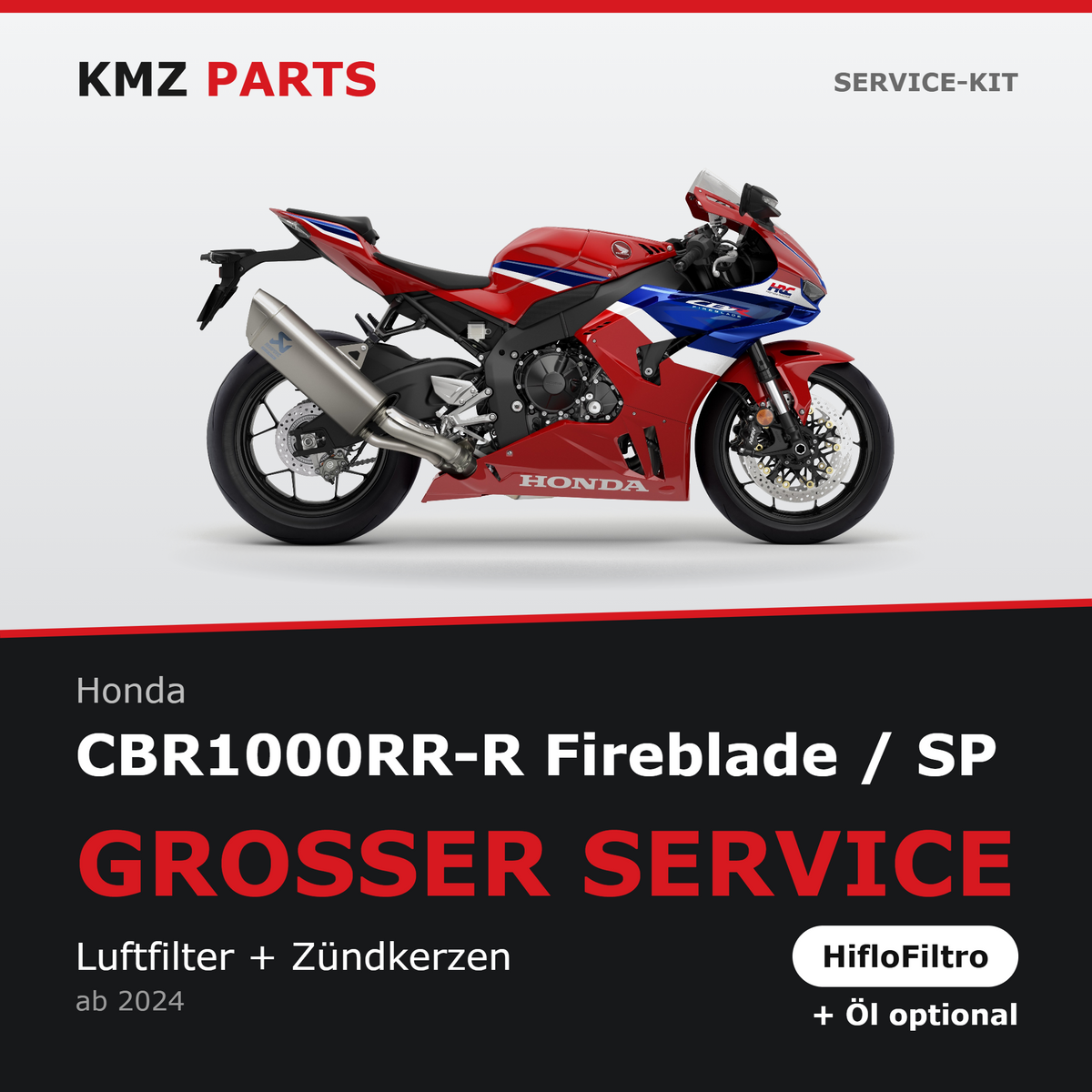 Honda CBR1000RR-R Fireblade / SP Service-Kit – Großer Service