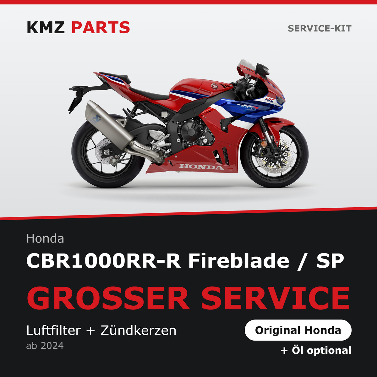 Honda CBR1000RR-R Fireblade / SP Service-Kit – Großer Service