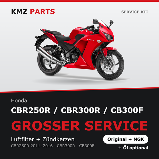 Honda CBR250R / CBR300R / CB300F Service-Kit – Großer Service