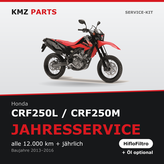 Honda CRF250L / CRF250M Service-Kit – Jahresservice