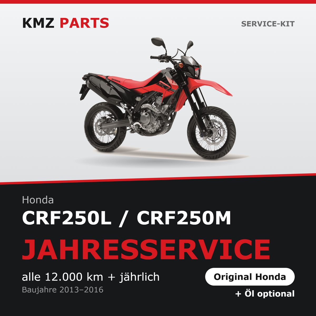 Honda CRF250L / CRF250M Service-Kit – Jahresservice
