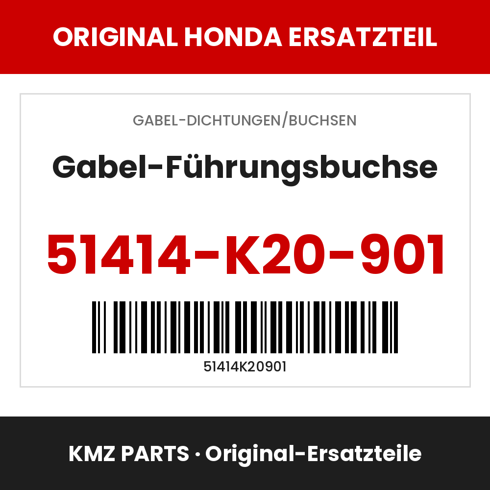 Honda Original Gabel-Führungsbuchse 51414-K20-901