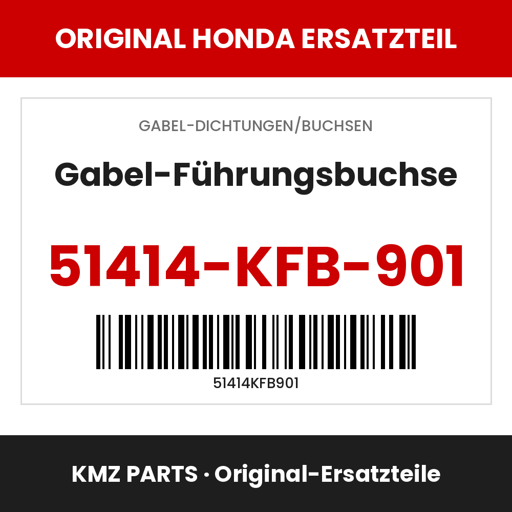 Honda Original Gabel-Führungsbuchse 51414-KFB-901