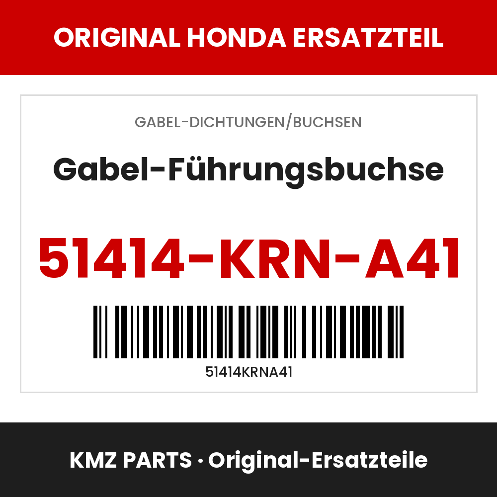 Honda Original Gabel-Führungsbuchse 51414-KRN-A41