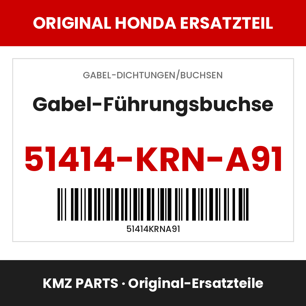 Honda Original Gabel-Führungsbuchse 51414-KRN-A91