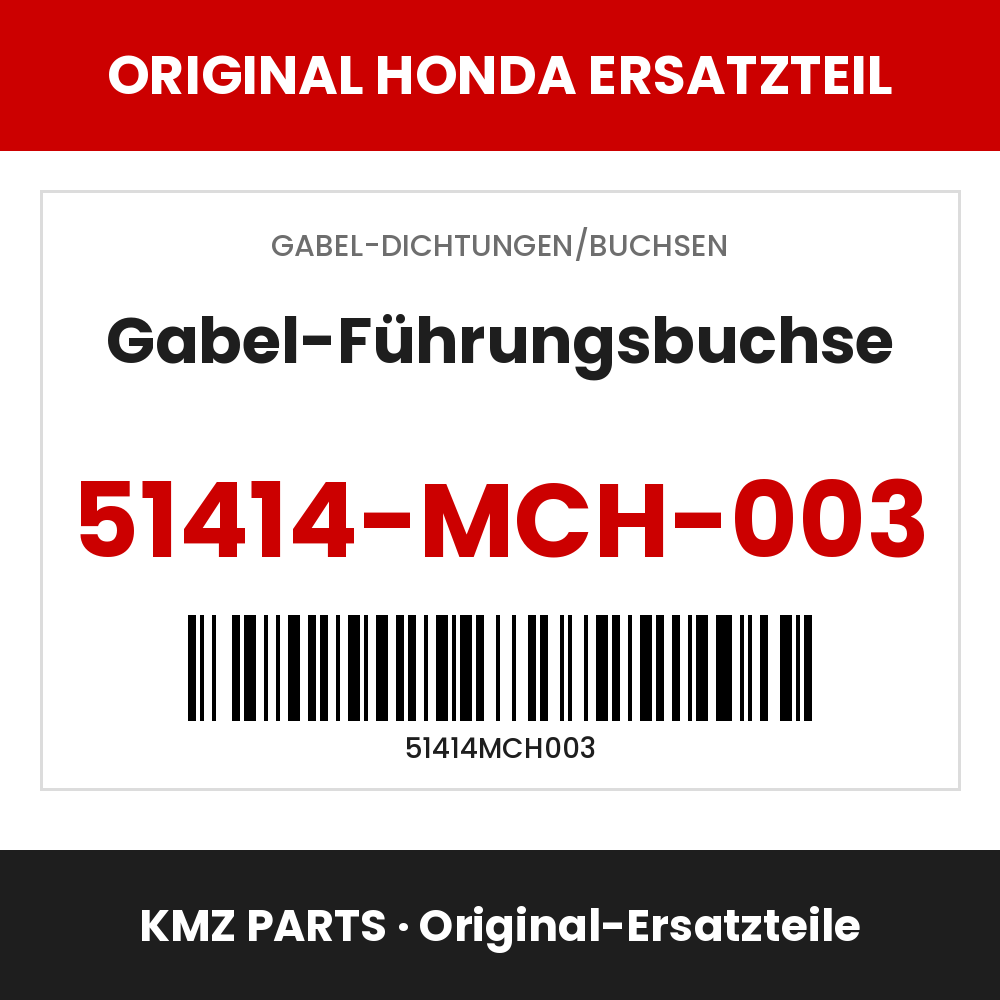 Honda Original Gabel-Führungsbuchse 51414-MCH-003