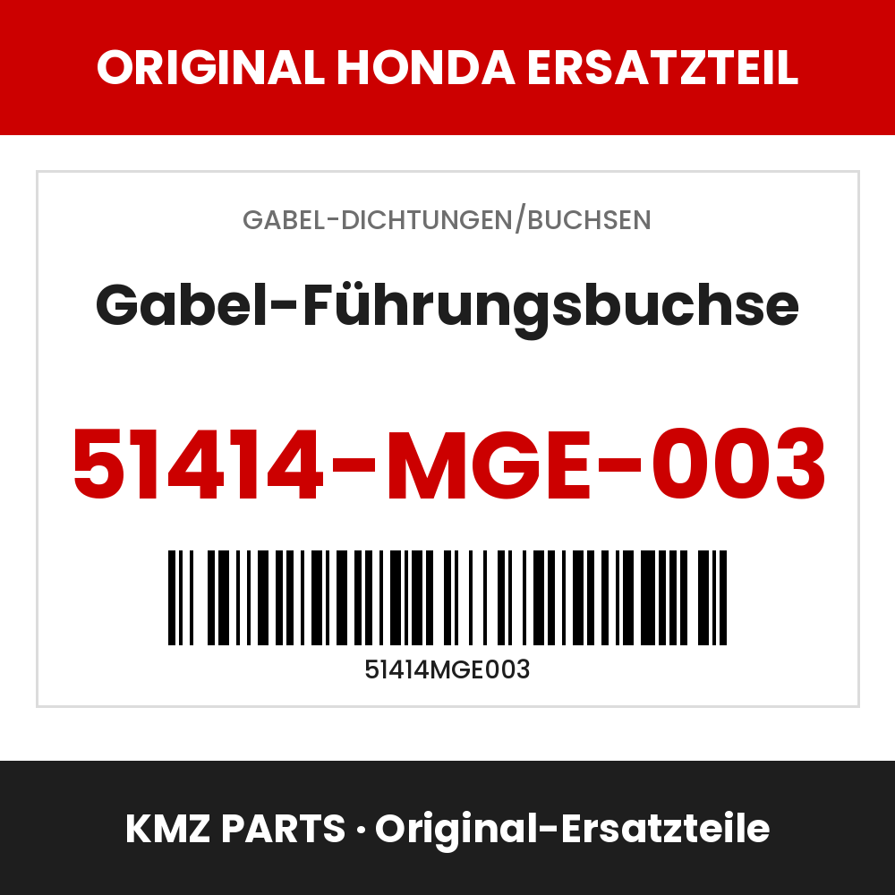 Honda Original Gabel-Führungsbuchse 51414-MGE-003
