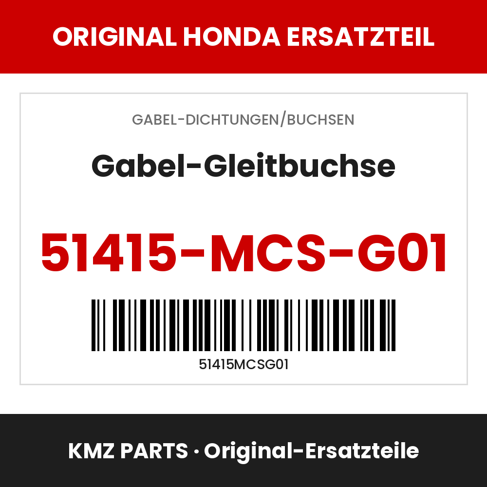 Honda Original Gabel-Gleitbuchse 51415-MCS-G01