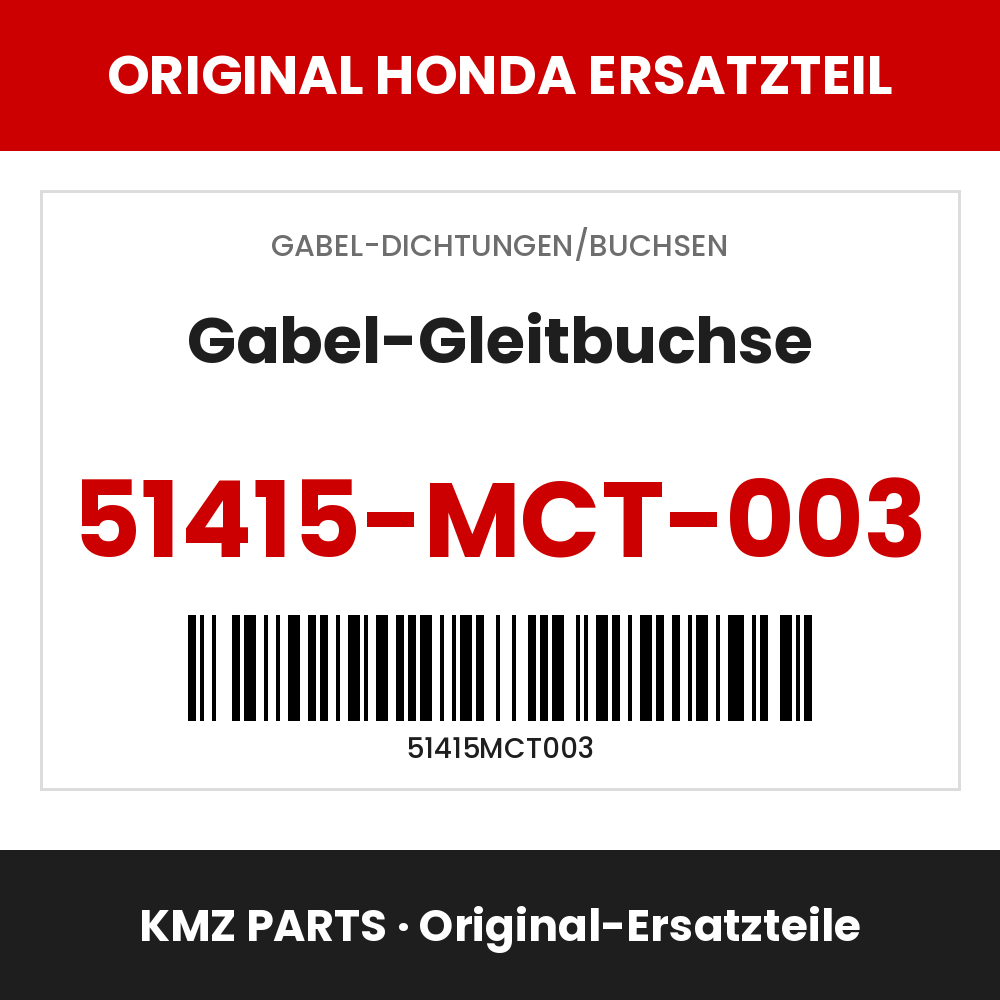 Honda Original Gabel-Gleitbuchse 51415-MCT-003