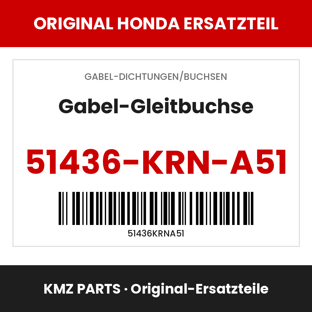 Honda Original Gabel-Gleitbuchse 51436-KRN-A51
