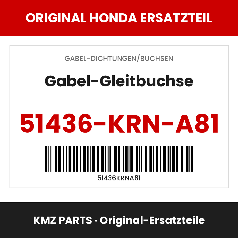 Honda Original Gabel-Gleitbuchse 51436-KRN-A81