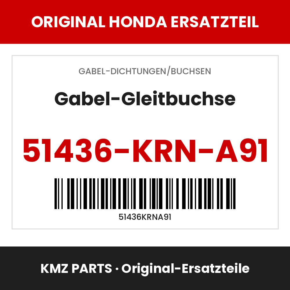 Honda Original Gabel-Gleitbuchse 51436-KRN-A91