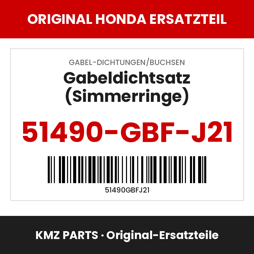 Honda Original Gabeldichtsatz (Simmerringe) 51490-GBF-J21
