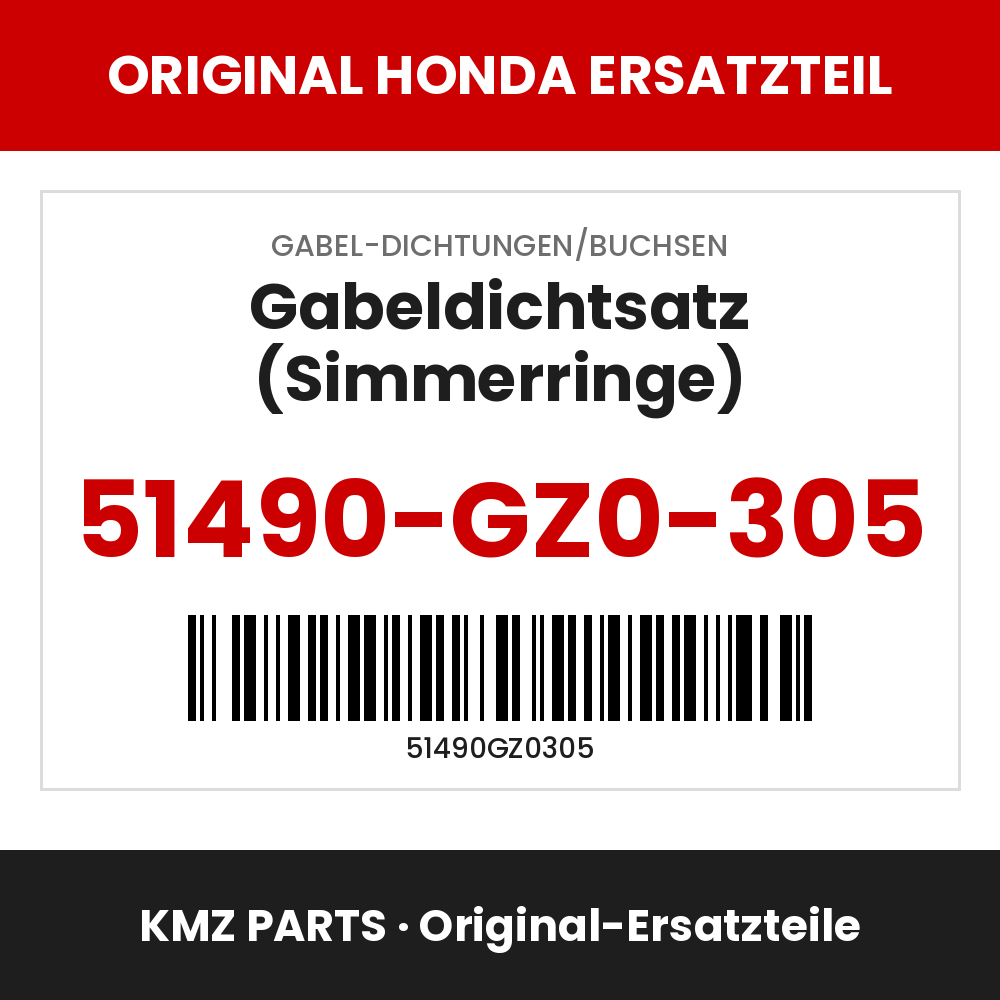 Honda Original Gabeldichtsatz (Simmerringe) 51490-GZ0-305