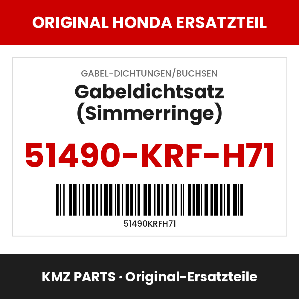 Honda Original Gabeldichtsatz (Simmerringe) 51490-KRF-H71