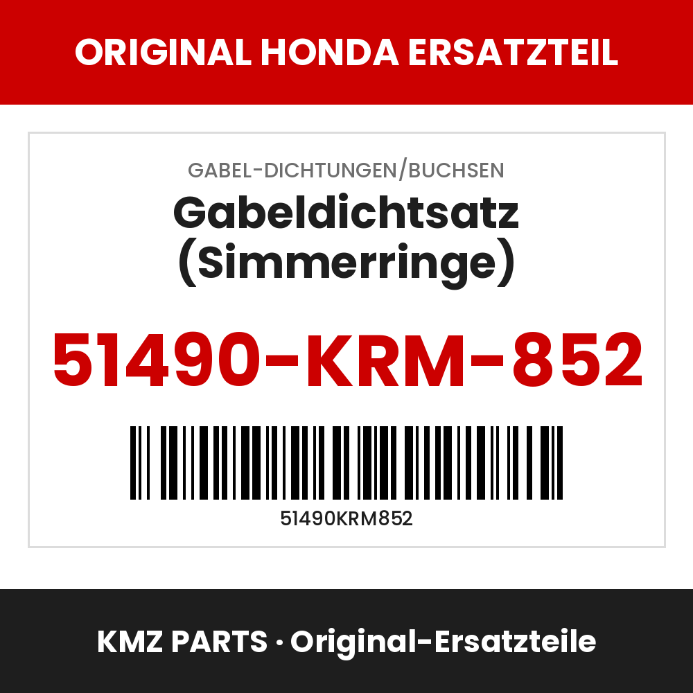 Honda Original Gabeldichtsatz (Simmerringe) 51490-KRM-852
