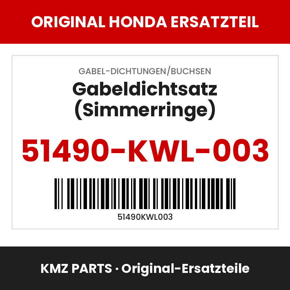 Honda Original Gabeldichtsatz (Simmerringe) 51490-KWL-003