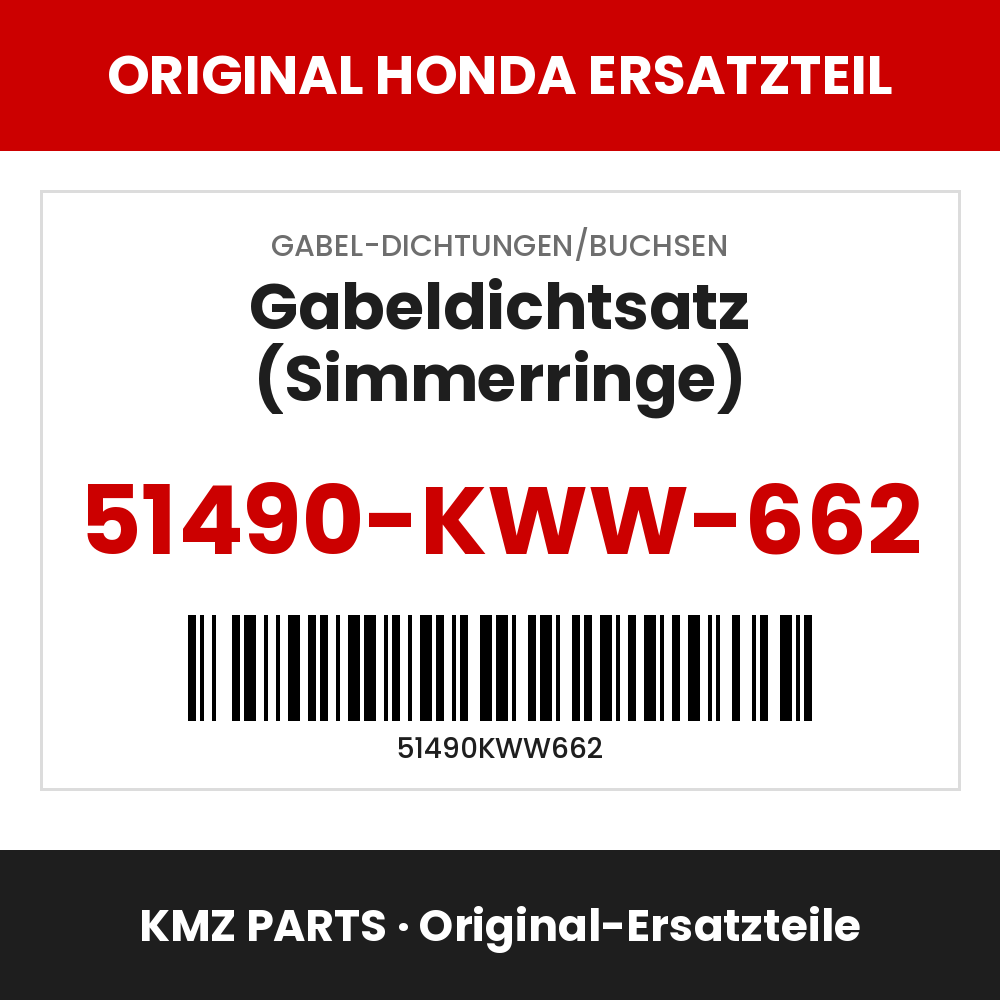 Honda Original Gabeldichtsatz (Simmerringe) 51490-KWW-662