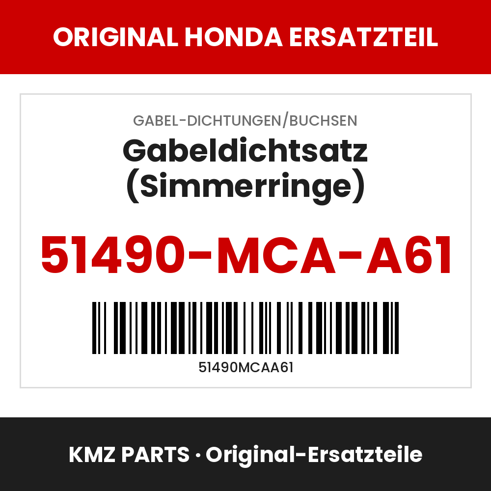 Honda Original Gabeldichtsatz (Simmerringe) 51490-MCA-A61