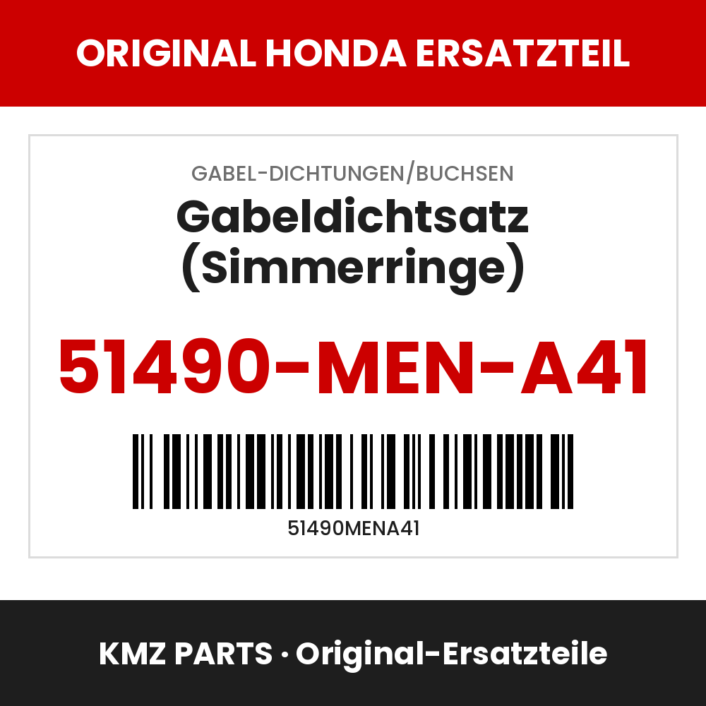 Honda Original Gabeldichtsatz (Simmerringe) 51490-MEN-A41