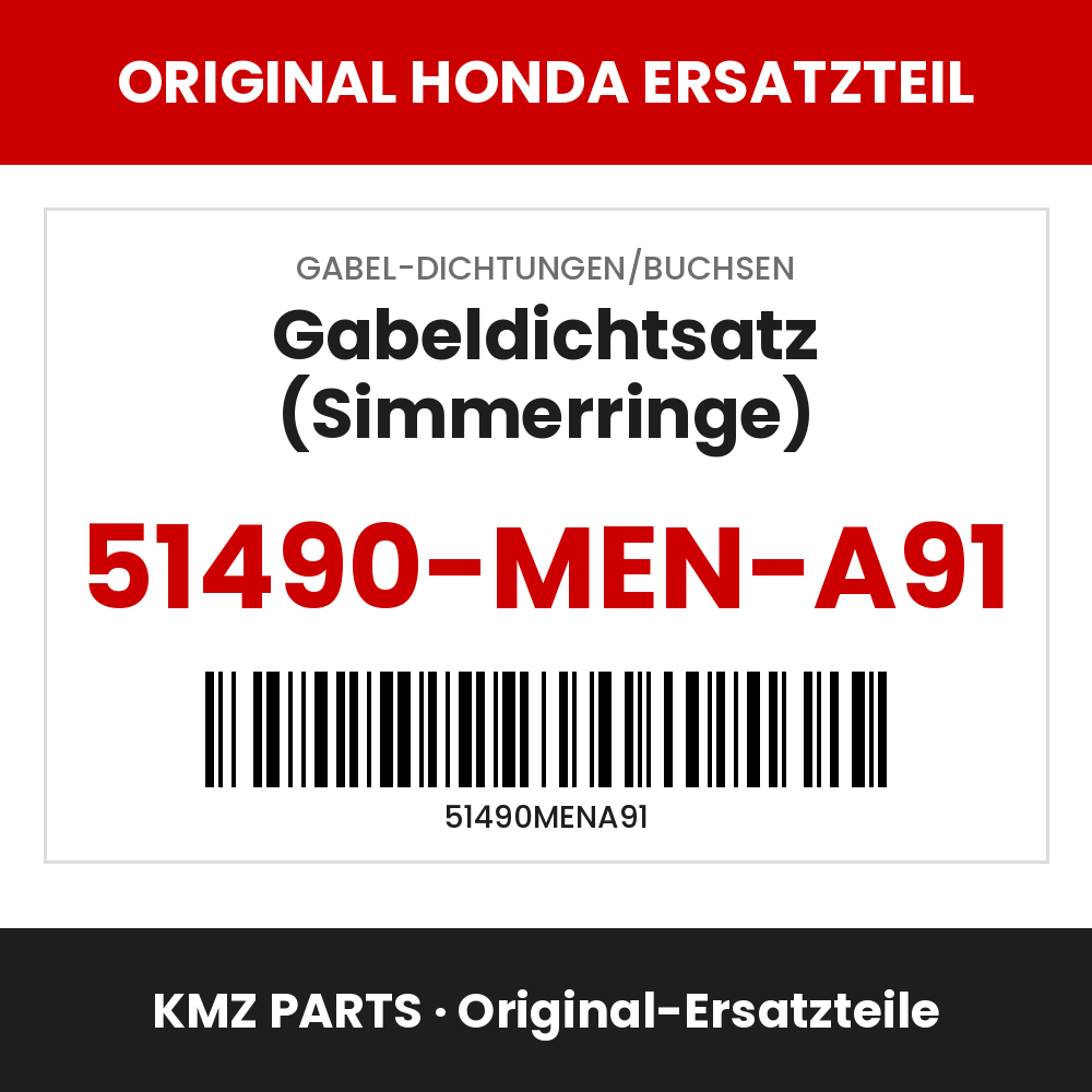 Honda Original Gabeldichtsatz (Simmerringe) 51490-MEN-A91