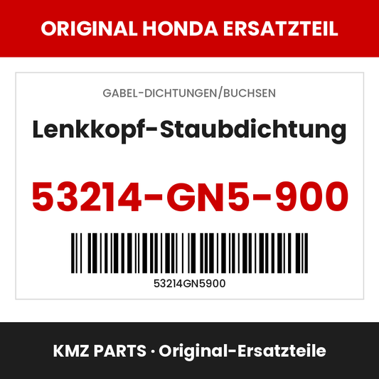 Honda Original Lenkkopf-Staubdichtung 53214-GN5-900