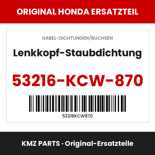 Honda Original Lenkkopf-Staubdichtung 53216-KCW-870