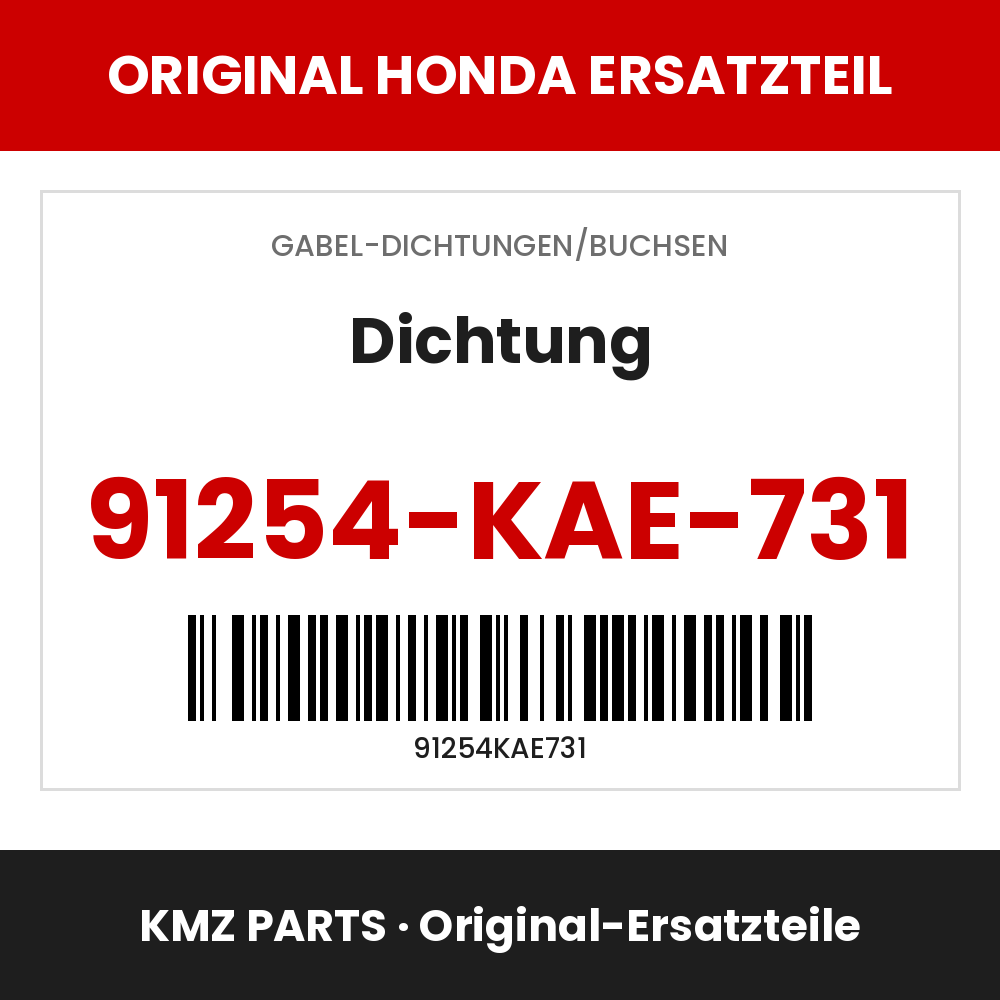 Honda Original Dichtung 91254-KAE-731