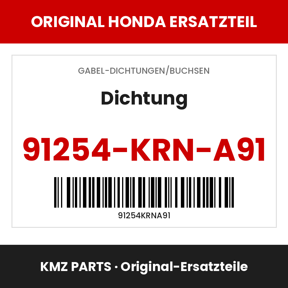 Honda Original Dichtung 91254-KRN-A91